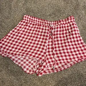 Size medium red and white forever 21 shorts